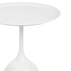 HOMLA Stolik Ferro Metalowy Bialy 58X32X48 Cm Sale