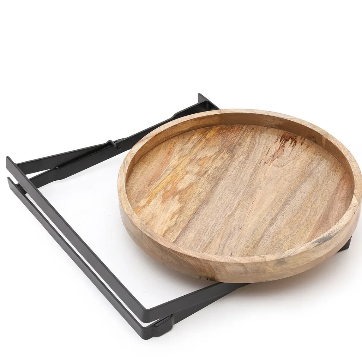 HOMLA Stolik Harvey Kawowy 42X42X45 Cm Naturalny Discount