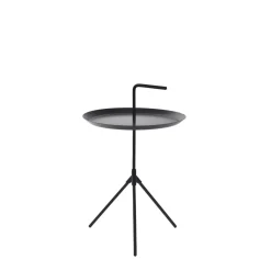 HOMLA Stolik Kawowy Industrial Metalowy 38X38X45 Cm Czarny Sale