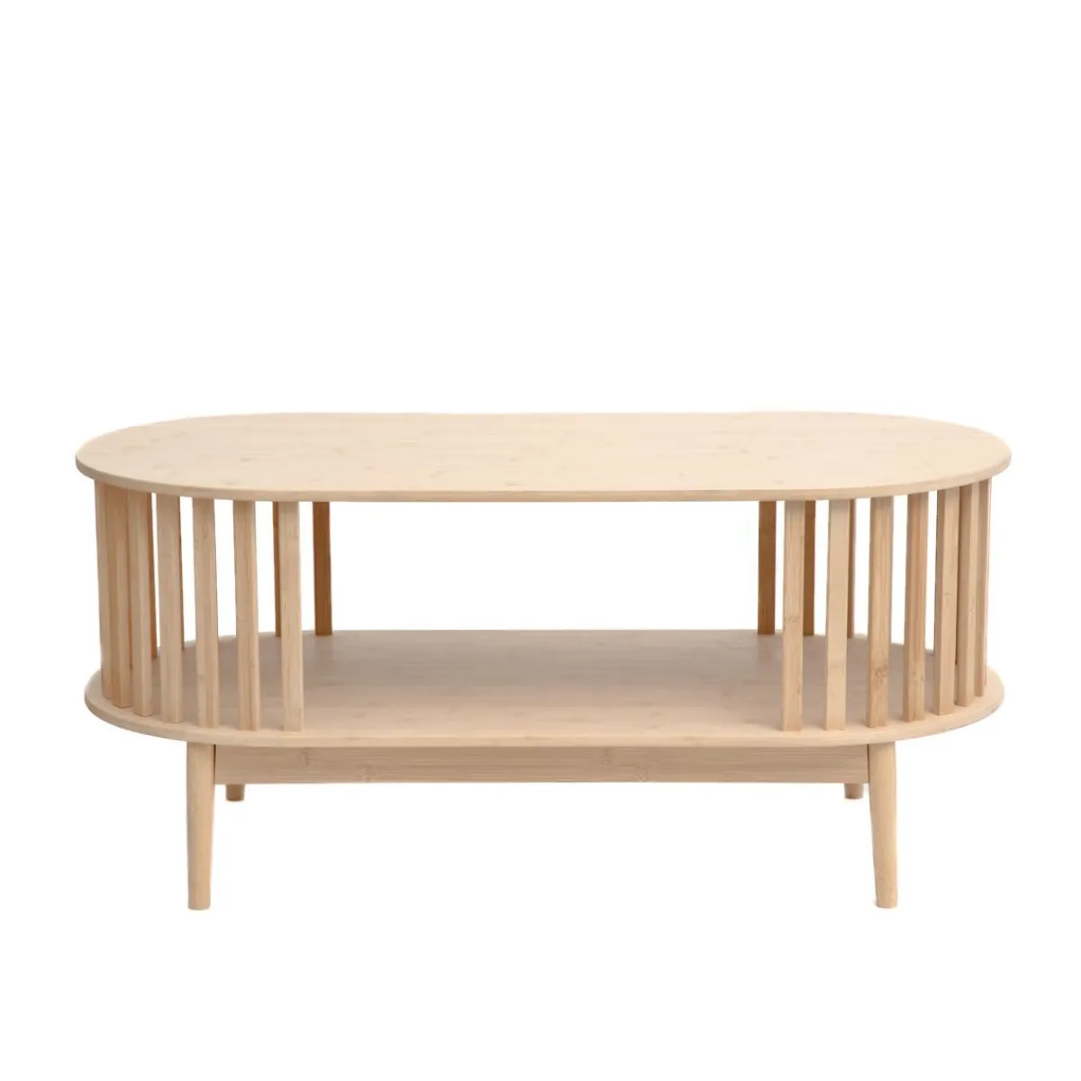 HOMLA Stolik Kawowy Lemn Drewniany 100X48X45 Cm Outlet