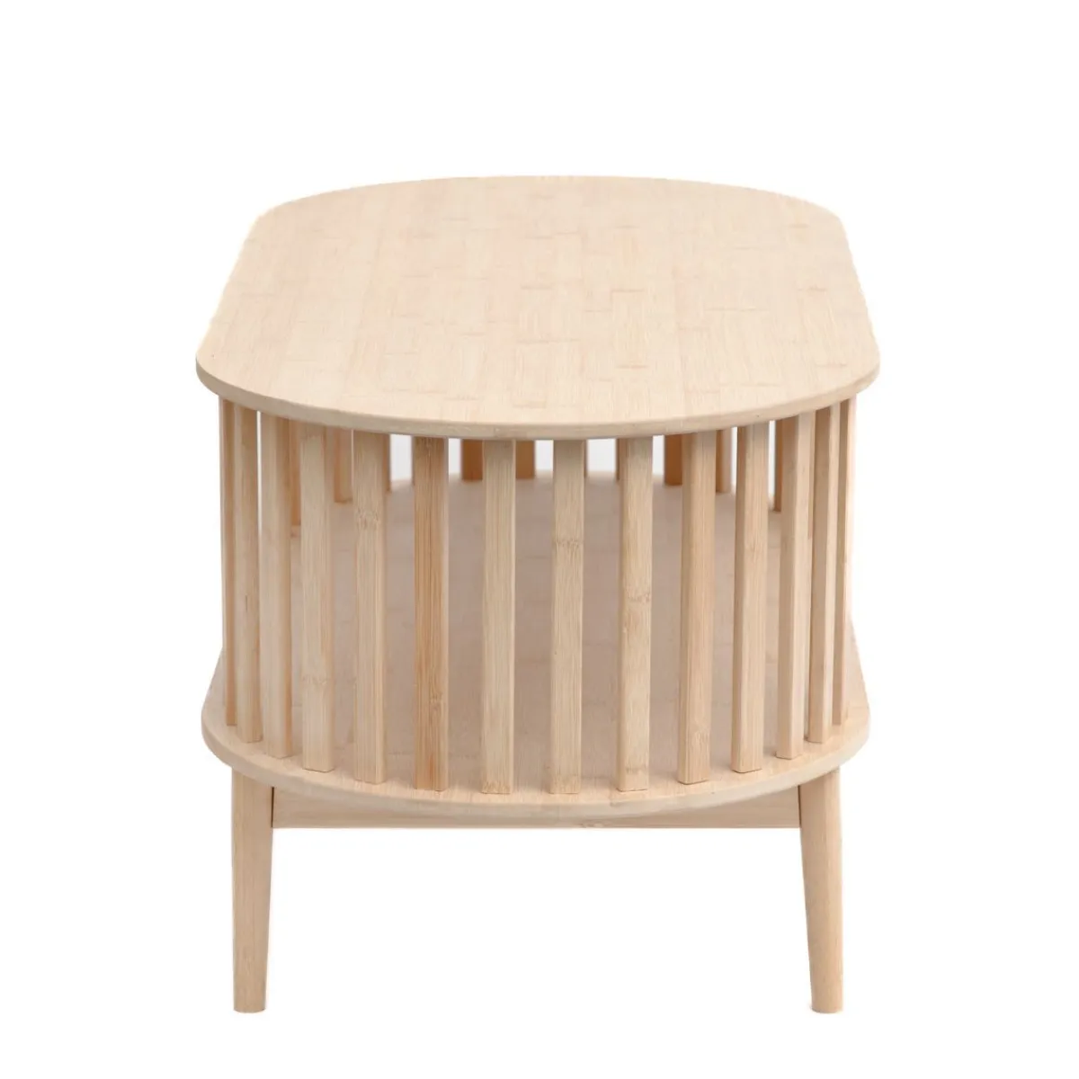HOMLA Stolik Kawowy Lemn Drewniany 100X48X45 Cm Outlet