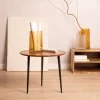 HOMLA Stolik Kawowy Ren Lite Drewno Akacji + Metal 46X46X30Cm Online
