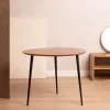 HOMLA Stolik Kawowy Ren Lite Drewno Akacji + Metal 60X60X40 Cm Best