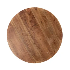 HOMLA Stolik Kawowy Ren Lite Drewno Akacji + Metal 60X60X40 Cm Best