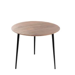 HOMLA Stolik Kawowy Ren Lite Drewno Akacji + Metal 50X50X35Cm Outlet