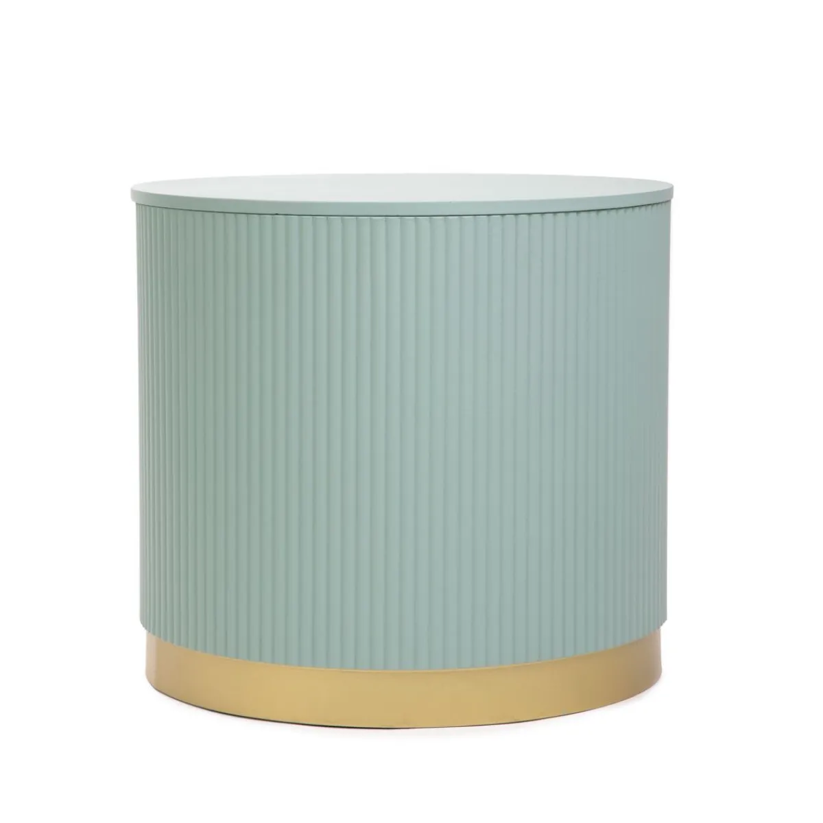 HOMLA Stolik Kawowy Tabi Matowy Pistacjowy 40X36 Cm Outlet