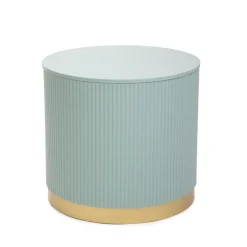 HOMLA Stolik Kawowy Tabi Matowy Pistacjowy 40X36 Cm Outlet