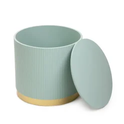 HOMLA Stolik Kawowy Tabi Matowy Pistacjowy 40X36 Cm Outlet