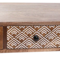 HOMLA Stolik Kawowy Tayo Lite Drewno Mango 117X65X35 Cm Naturalny Discount