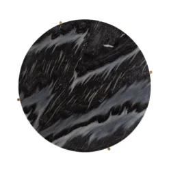 HOMLA Stolik Marble Z Naturalnego Marmuru 42X42X45 Cm Szary Best