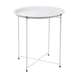 HOMLA Stolik Staldis Bialy 47X47X47 Cm Outlet