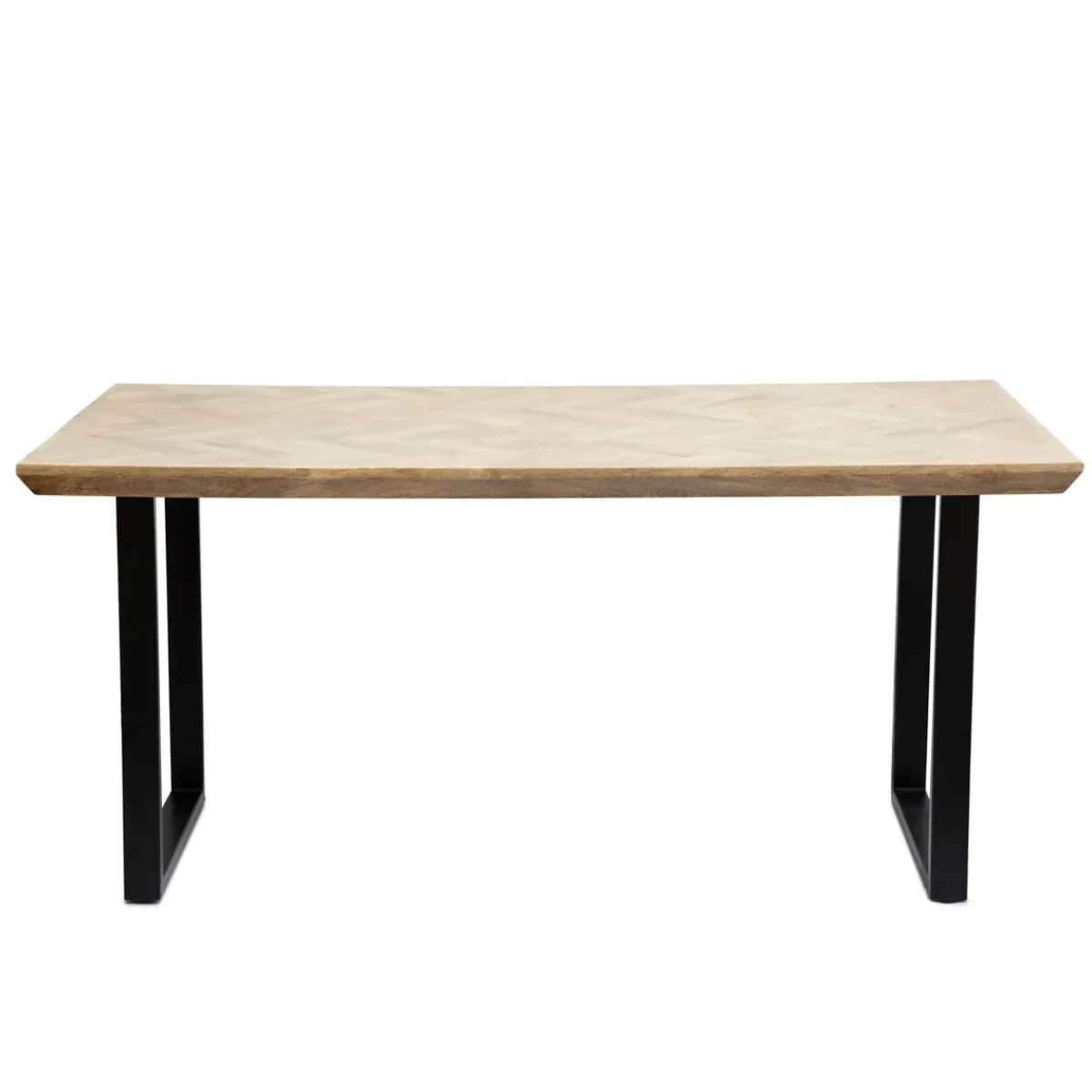 HOMLA Stol Mangata Lite Drewno Mango + Metal 160X80X76 Cm