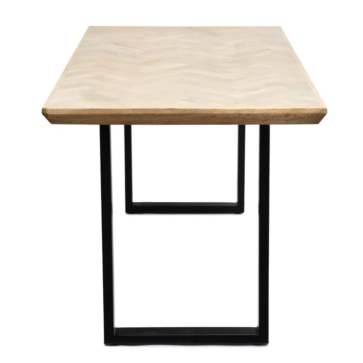 HOMLA Stol Mangata Lite Drewno Mango + Metal 160X80X76 Cm