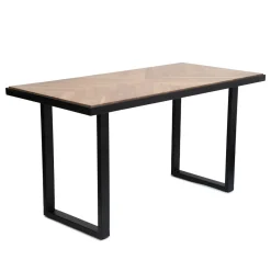 HOMLA Stol Nattmal Lite Drewno Akacji + Metal 140X70X76 Cm Best