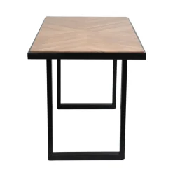 HOMLA Stol Nattmal Lite Drewno Akacji + Metal 160X80X76 Cm Clearance