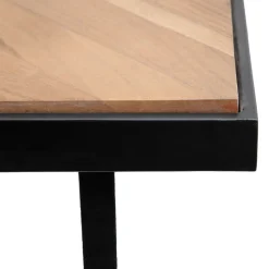 HOMLA Stol Nattmal Lite Drewno Akacji + Metal 160X80X76 Cm Clearance