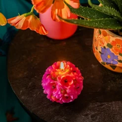 HOMLA Swieca Floral Aura Kwiaty Rozowe 185 G Outlet