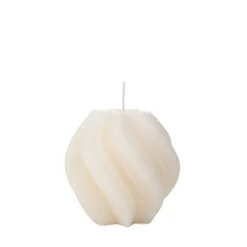 HOMLA Swieca Pontis O Fantazyjnym Ksztalcie 10,5X5X10,5 Cm Ecru Best