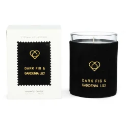 HOMLA Swieca Zapachowa Eternal Dark Fig & Gardenia Lily 230 G Czarny Outlet