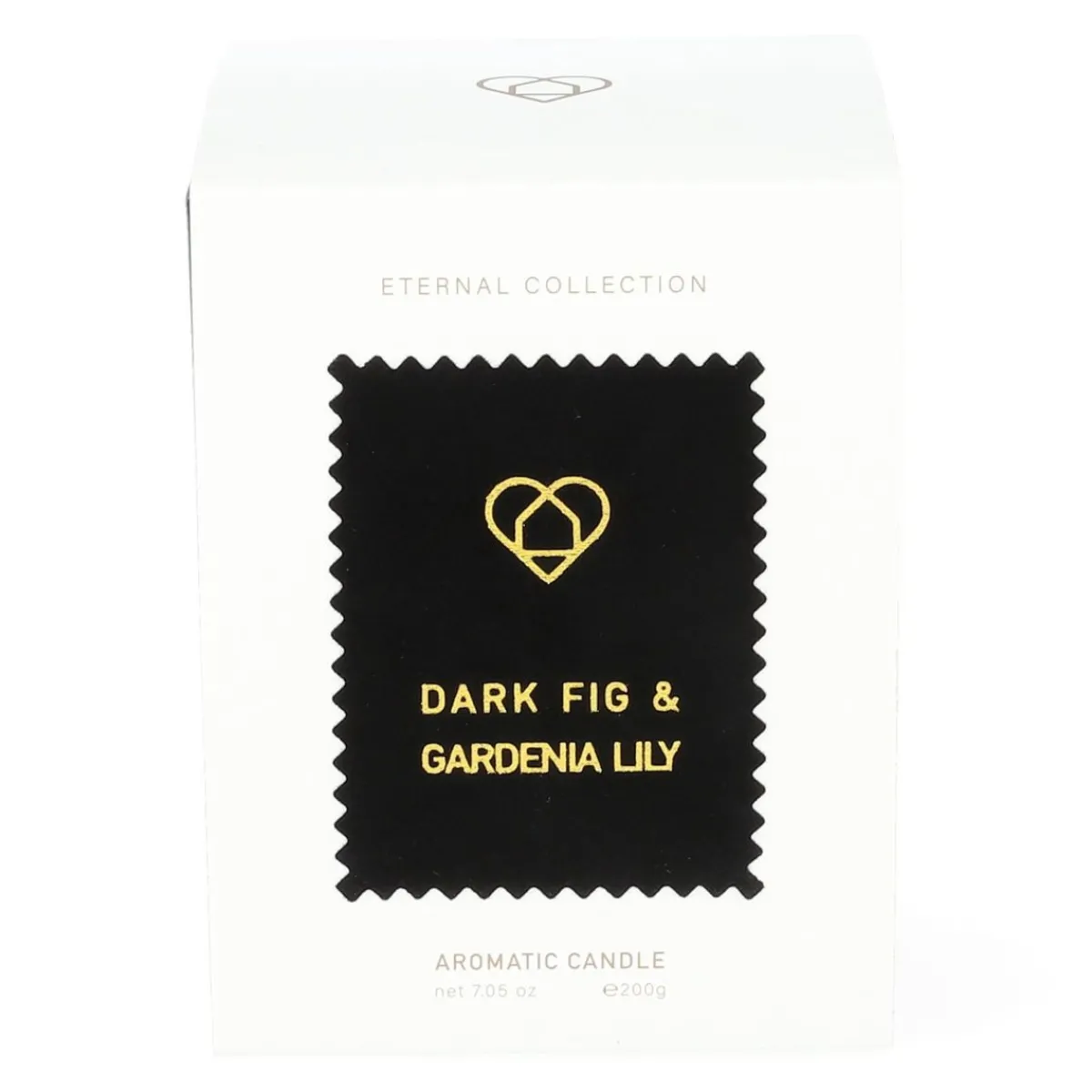 HOMLA Swieca Zapachowa Eternal Dark Fig & Gardenia Lily 230 G Czarny Outlet