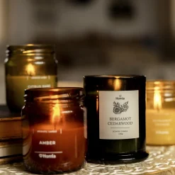HOMLA Swieca Zapachowa Mael Bergamot & Cedarwood 140 G Zielony Clearance