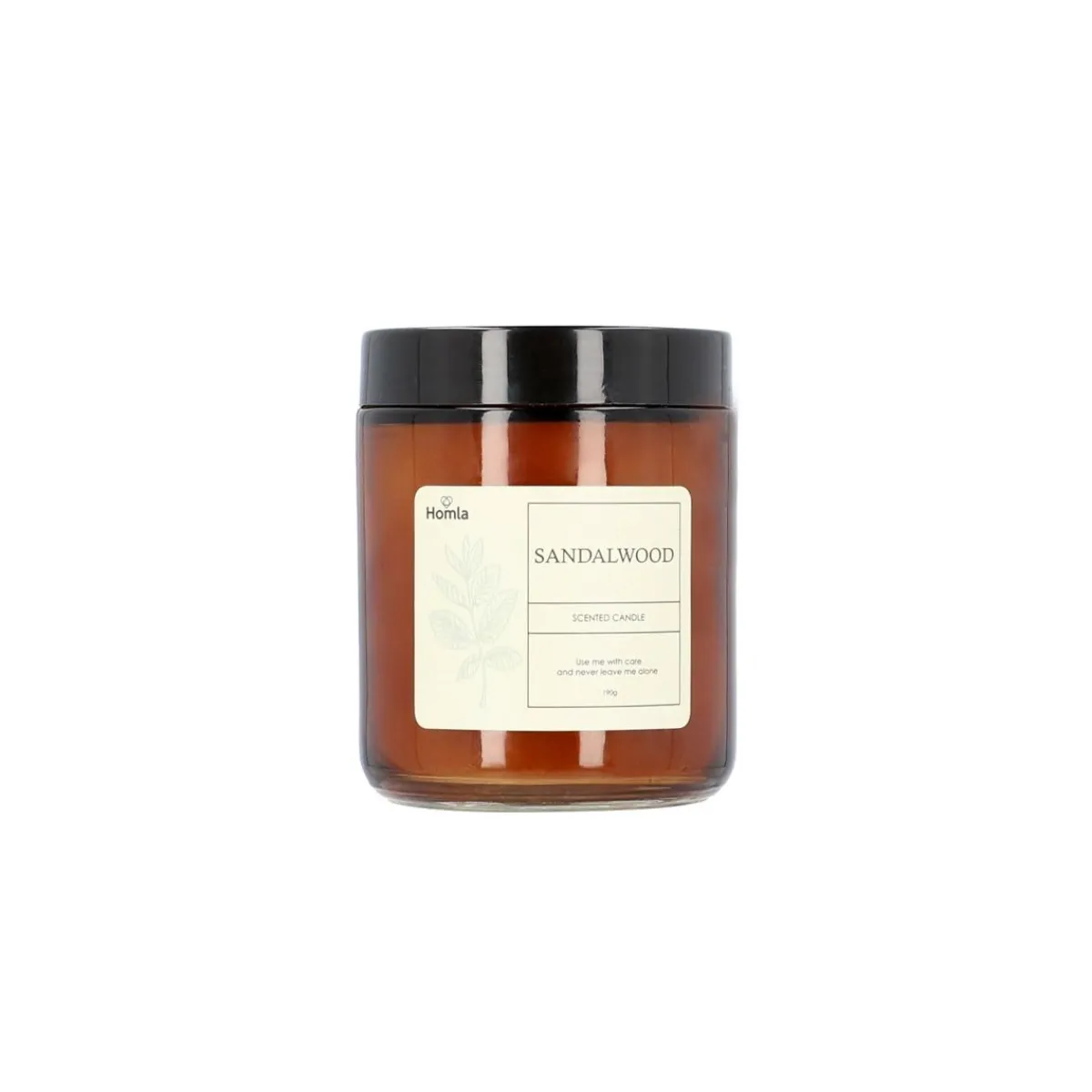 HOMLA Swieca Zapachowa Tofu Sandalwood 190 G Brazowy Sale