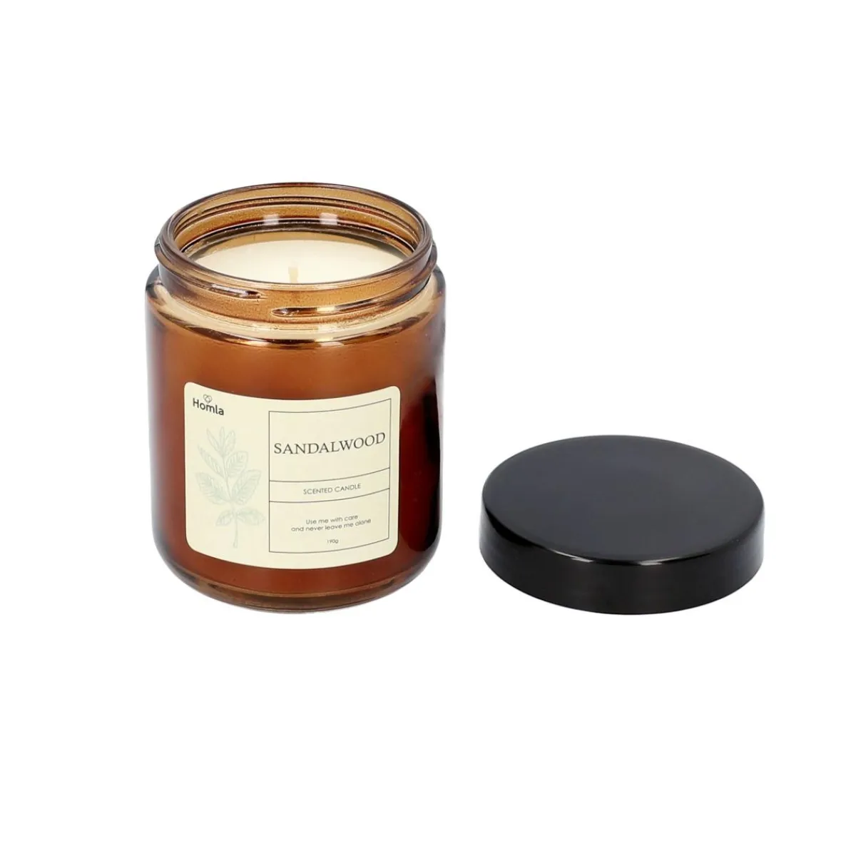 HOMLA Swieca Zapachowa Tofu Sandalwood 190 G Brazowy Sale