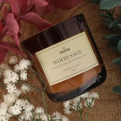 HOMLA Swieca Zapachowa Verde Wood Sage 240 G Brazowy Clearance