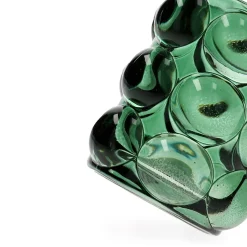 HOMLA Swiecznik Bubble 9X9,5 Cm Zielony Outlet