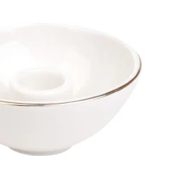 HOMLA Swiecznik Kania Ceramiczny Ecru 11X5 Cm Bialy Online