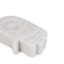 HOMLA Swiecznik Marble Raczka Z Bialego Marmuru 13 Cm New
