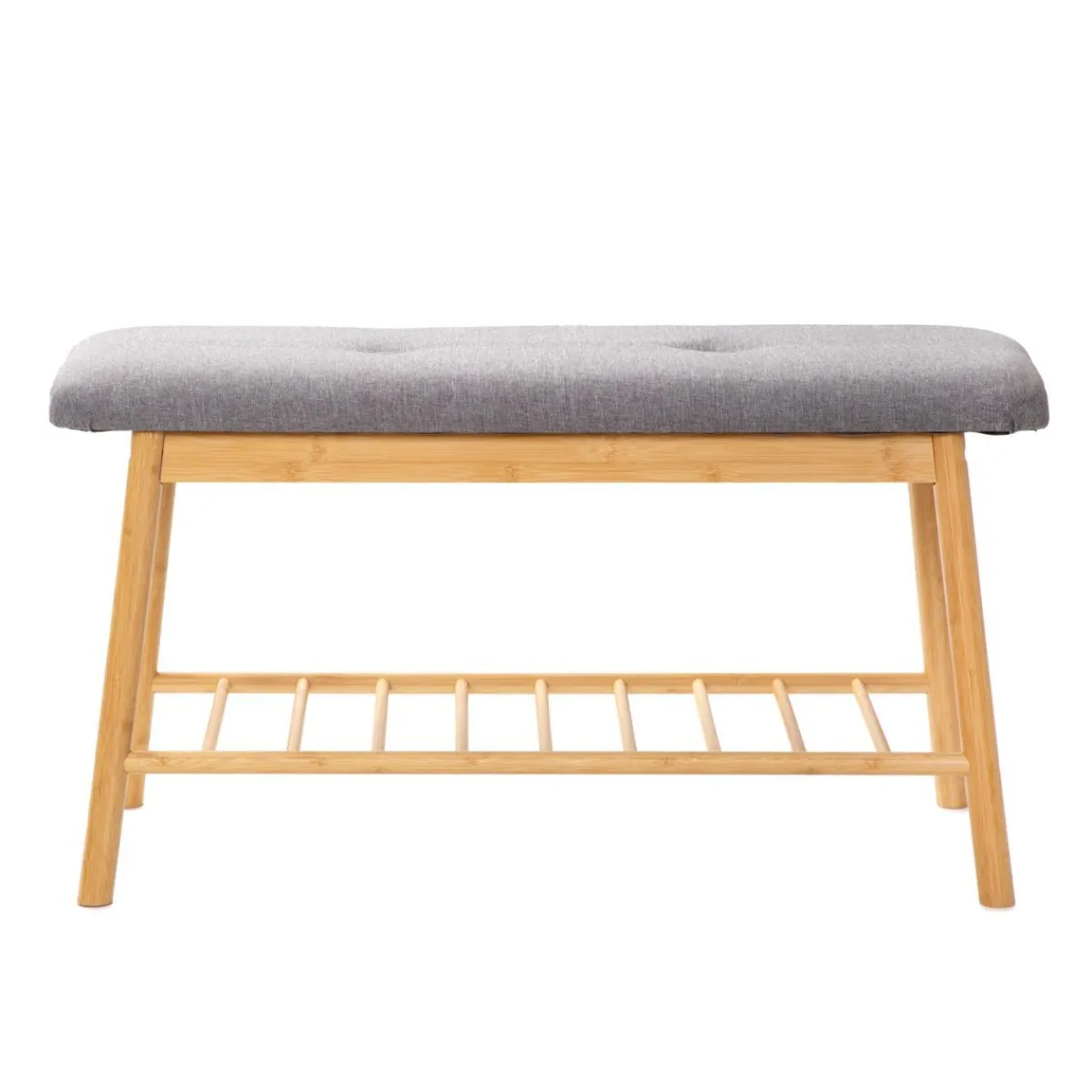 HOMLA Szafka Na Buty Truo Bambusowa Naturalna 84X30X45 Cm New