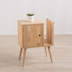 HOMLA Szafka Nocna Sinar Naturalny 50X30X66,5 Cm Best