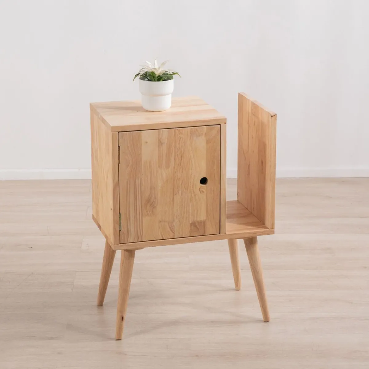 HOMLA Szafka Nocna Sinar Naturalny 50X30X66,5 Cm Best
