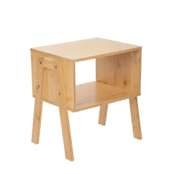HOMLA Szafka Nocna Slumber Bambusowy Naturalny 42X29X42 Cm Best