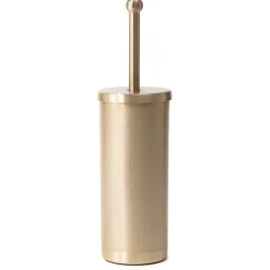 HOMLA Szczotka Do Wc Nausa Zlota Z Ozdobnymi Wytloczeniami 10X10X38 Cm Discount