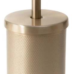 HOMLA Szczotka Do Wc Nausa Zlota Z Ozdobnymi Wytloczeniami 10X10X38 Cm Discount