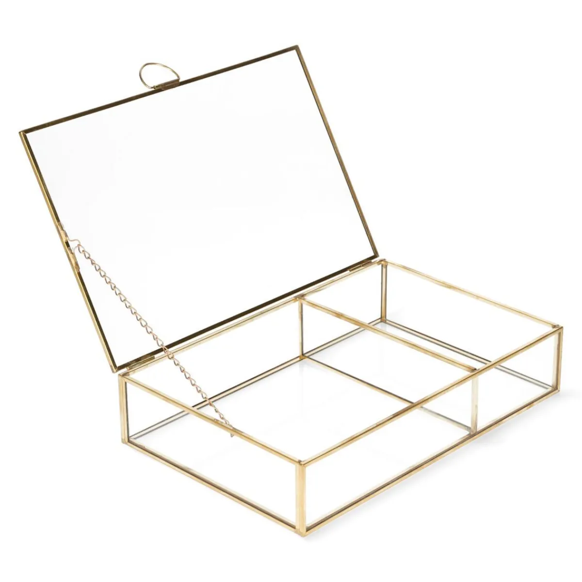 HOMLA Szkatulka Na Bizuterie Grazia Zlota 23X15X5 Cm Zloty New