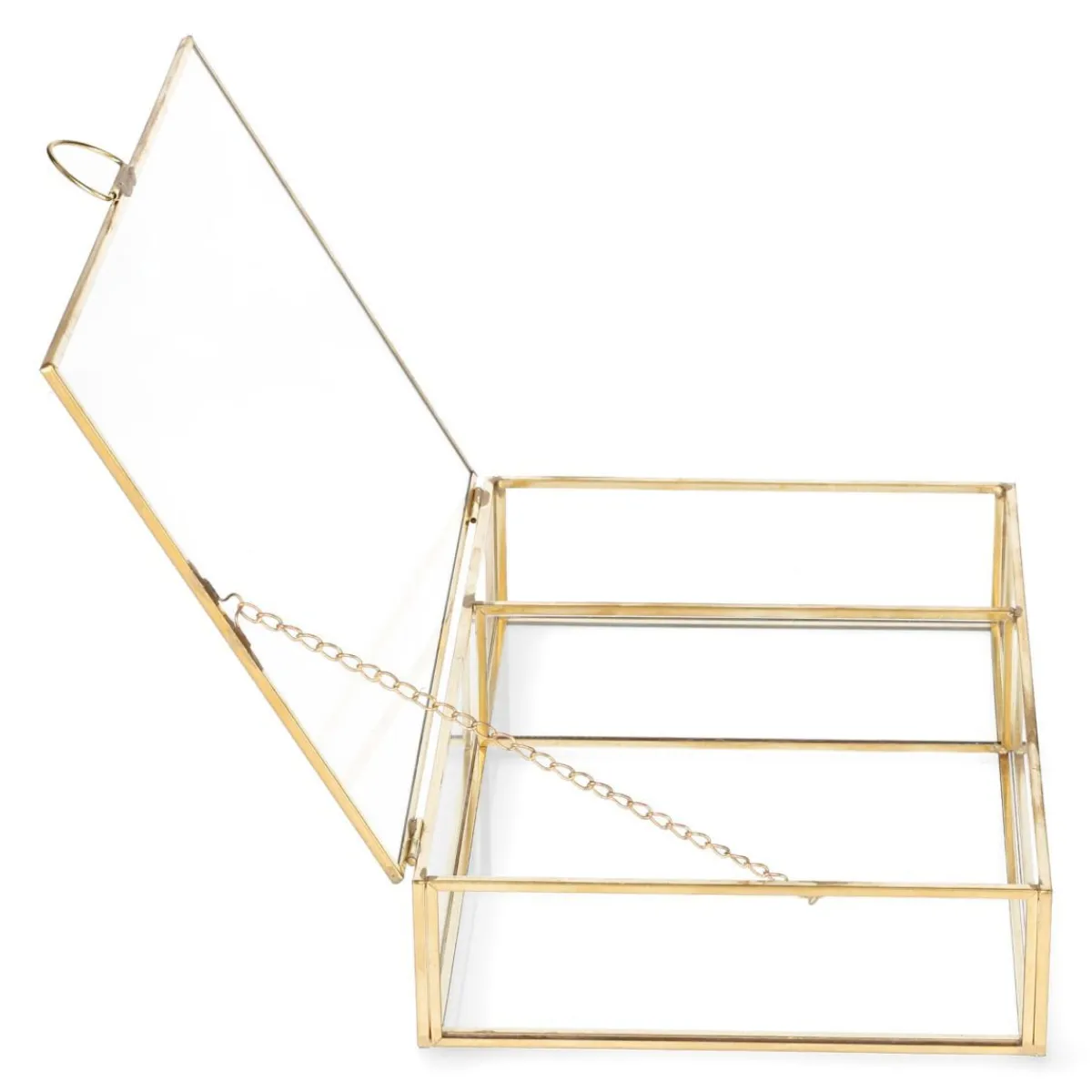 HOMLA Szkatulka Na Bizuterie Grazia Zlota 23X15X5 Cm Zloty New
