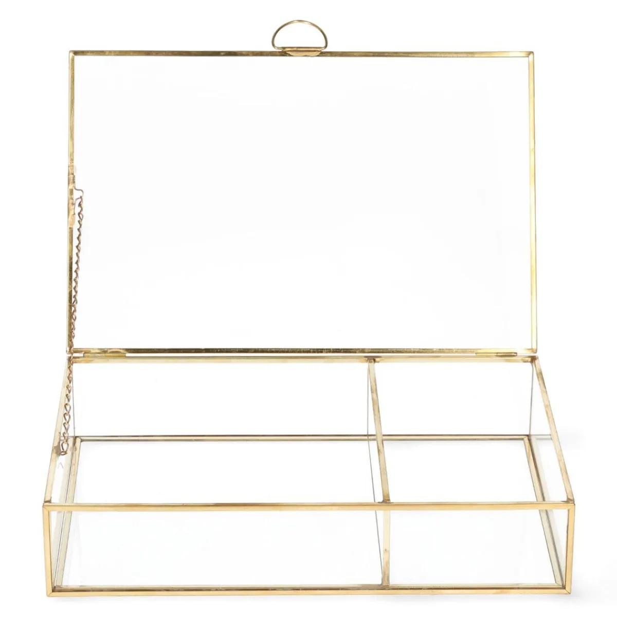HOMLA Szkatulka Na Bizuterie Grazia Zlota 23X15X5 Cm Zloty New