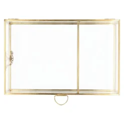 HOMLA Szkatulka Na Bizuterie Grazia Zlota 23X15X5 Cm Zloty New