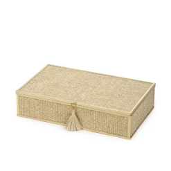 HOMLA Szkatulka Na Bizuterie Grazia Z Plecionka 22X13X5 Cm Online