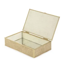 HOMLA Szkatulka Na Bizuterie Grazia Z Plecionka 22X13X5 Cm Online