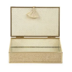 HOMLA Szkatulka Na Bizuterie Grazia Z Plecionka 18X11X4,5 Cm New