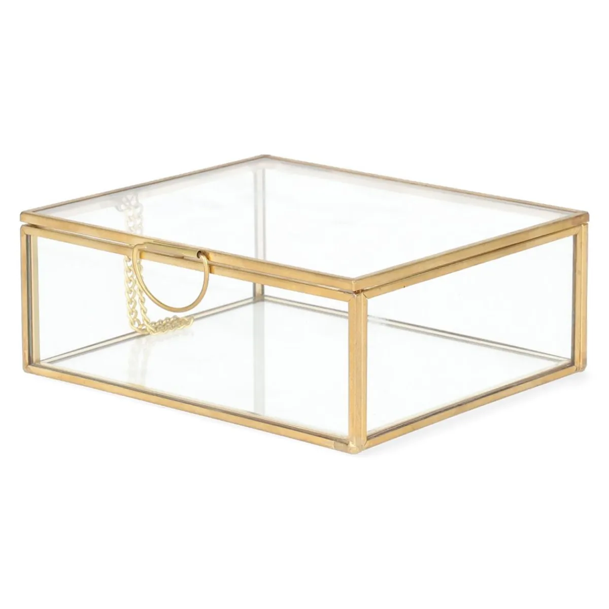 HOMLA Szkatulka Na Bizuterie Grazia Zlota 13X11X5 Cm Zloty Clearance