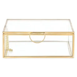 HOMLA Szkatulka Na Bizuterie Grazia Zlota 13X11X5 Cm Zloty Clearance