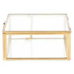 HOMLA Szkatulka Na Bizuterie Grazia Zlota 13X11X5 Cm Zloty Clearance