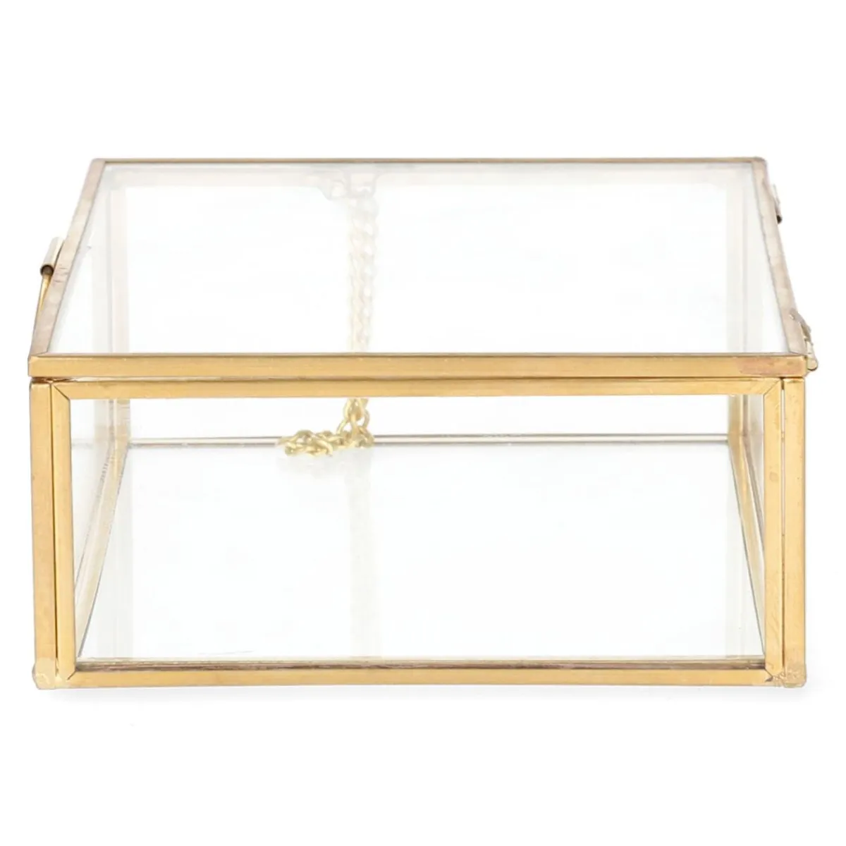 HOMLA Szkatulka Na Bizuterie Grazia Zlota 13X11X5 Cm Zloty Clearance