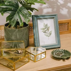 HOMLA Szkatulka Na Bizuterie Grazia Zlota 13X11X5 Cm Zloty Clearance