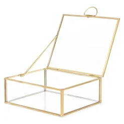 HOMLA Szkatulka Na Bizuterie Grazia Zlota 13X11X5 Cm Zloty Clearance